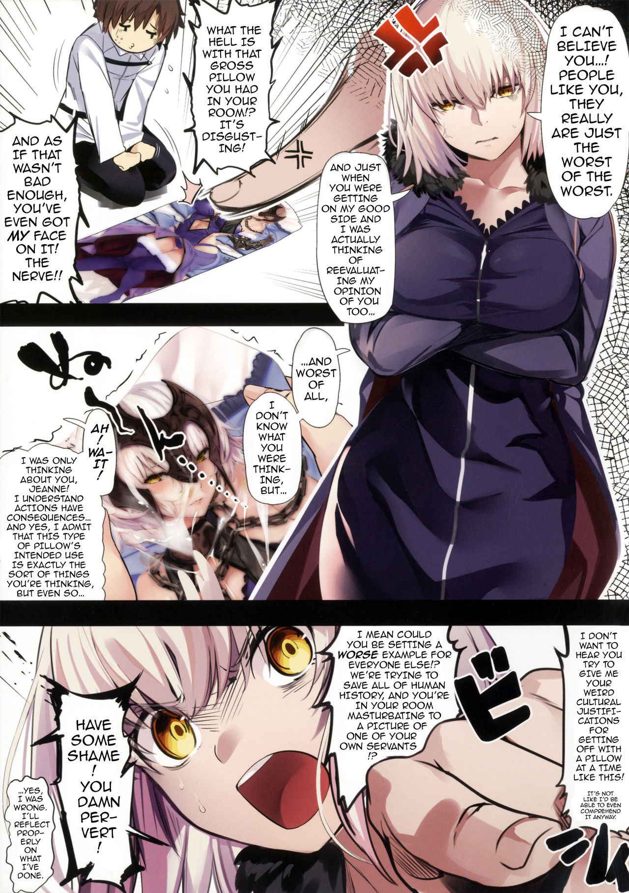 (C92) [Kansai Gyogyou Kyoudou Kumiai (Marushin)] Jeanne Alter ni Onegai Shitai? + Omake Shikishi | Did you ask Jeanne alter? + Bonus Color Page (Fate/Grand Order) [English] {darknight}