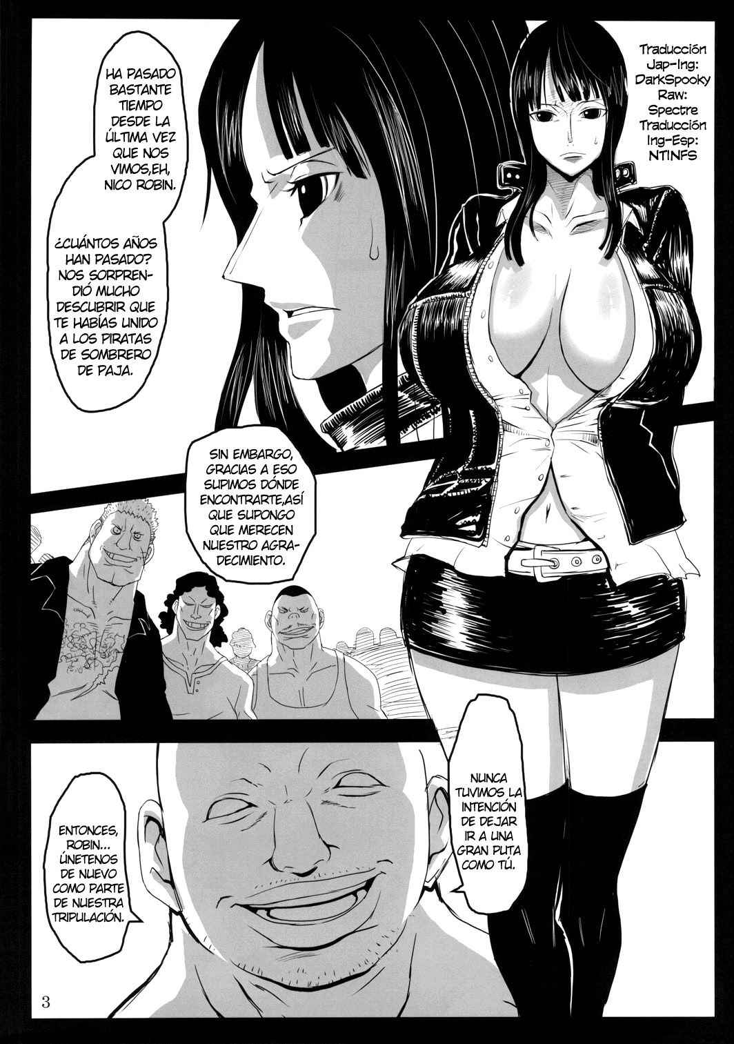 (C78) [8graphica (Yoshitama Ichirou)] Metabolism-OP Kyonyuu Kyoshiri Shoufu Nico Robin no Keshi Taikako (One Piece) [Spanish] [NTINFS]