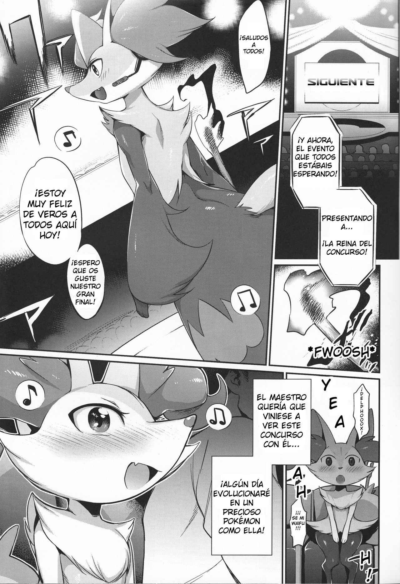 (Shinshun Kemoket) [Mizone Doubutsuen (Mizone)] Doryokuchi Ecchi 252 (Pokémon) [Spanish] [Decensored]