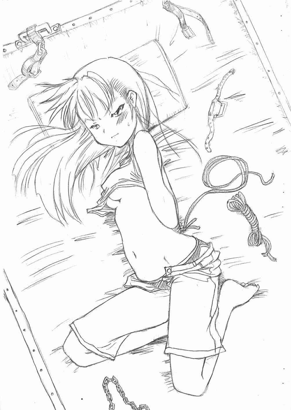 [ Rakubyouchou -SKETCH BOOK-] Kinbaku shoujo rakubyou shuu