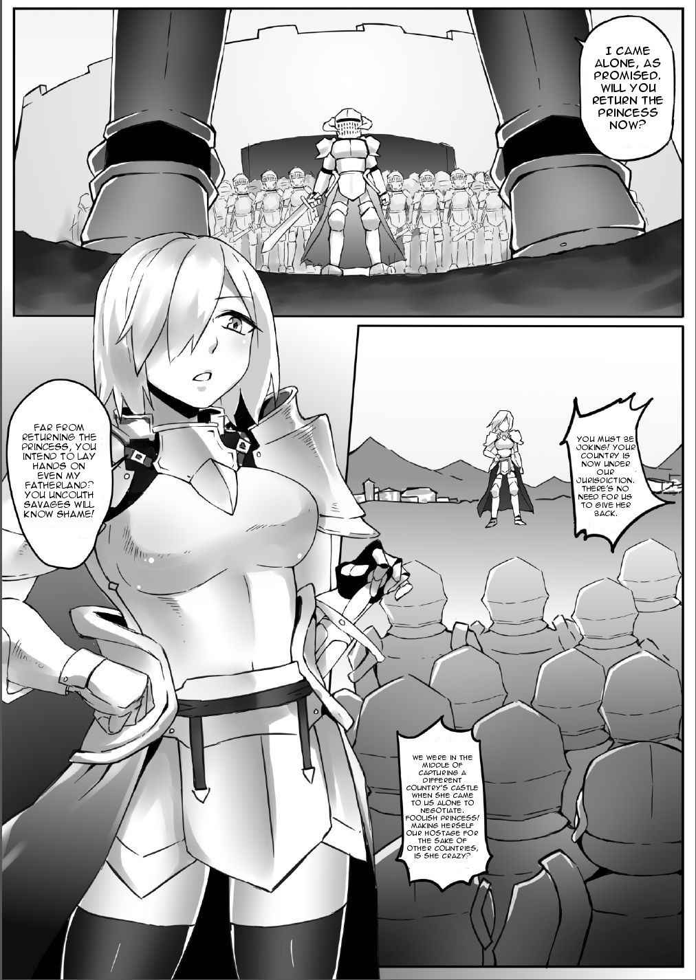 [Kazan no You] A Giant Female Knight Goes to the Empire [English] [Degenerate_X] [Digital]