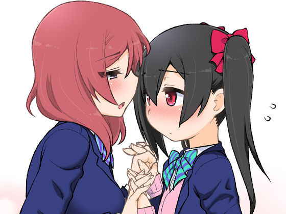 [CELTRANCE (Kogaku Kazuya)] Maki-chan ga Hajimete Nico-chan to Ecchi suru Hon (Futanari Ban) (Love Live!) [English]