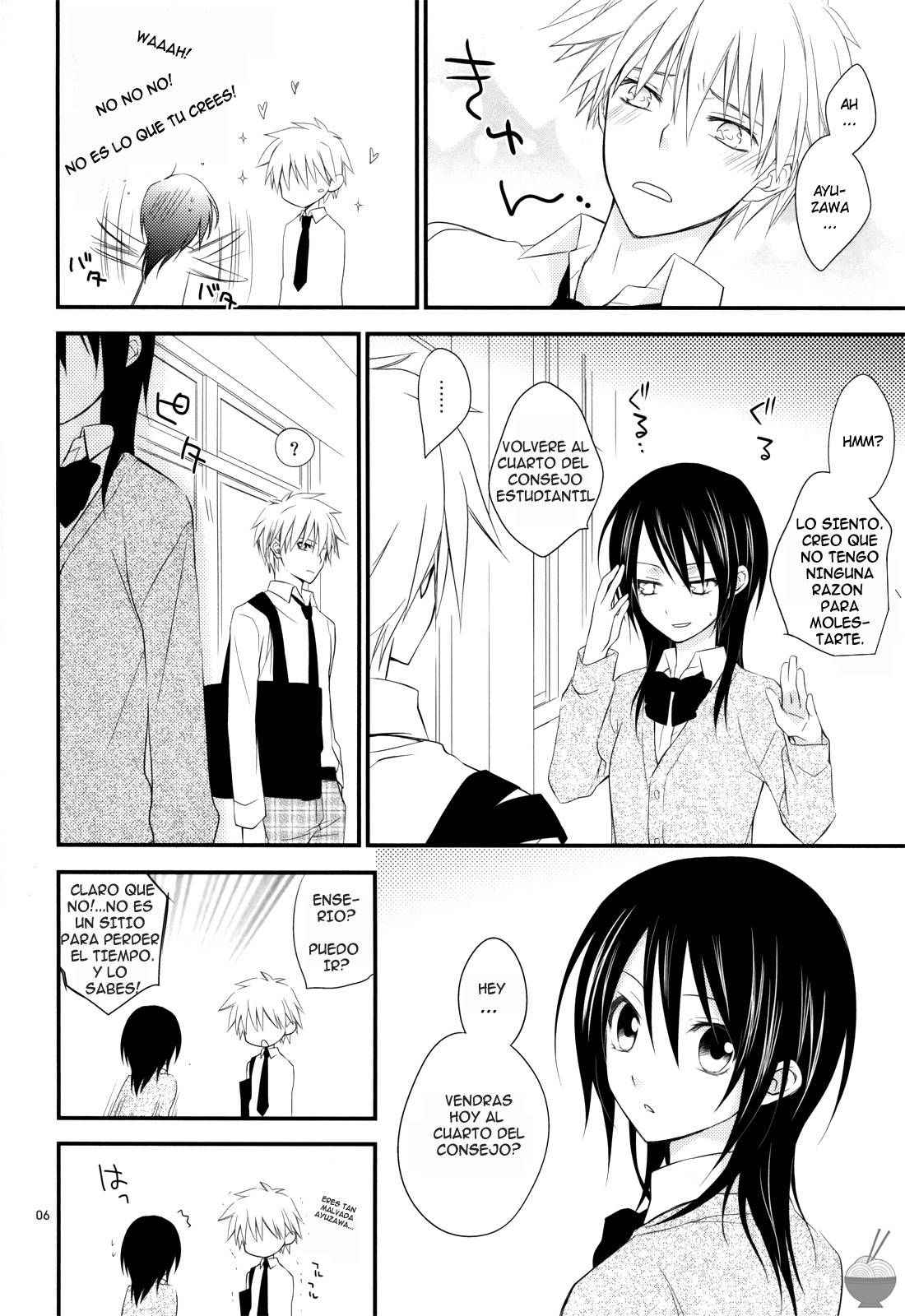 [m.s.t. (Nanami Yasuna)] Ice and Bloomy Day (Kaichou wa Maid-Sama!) [Spanish]