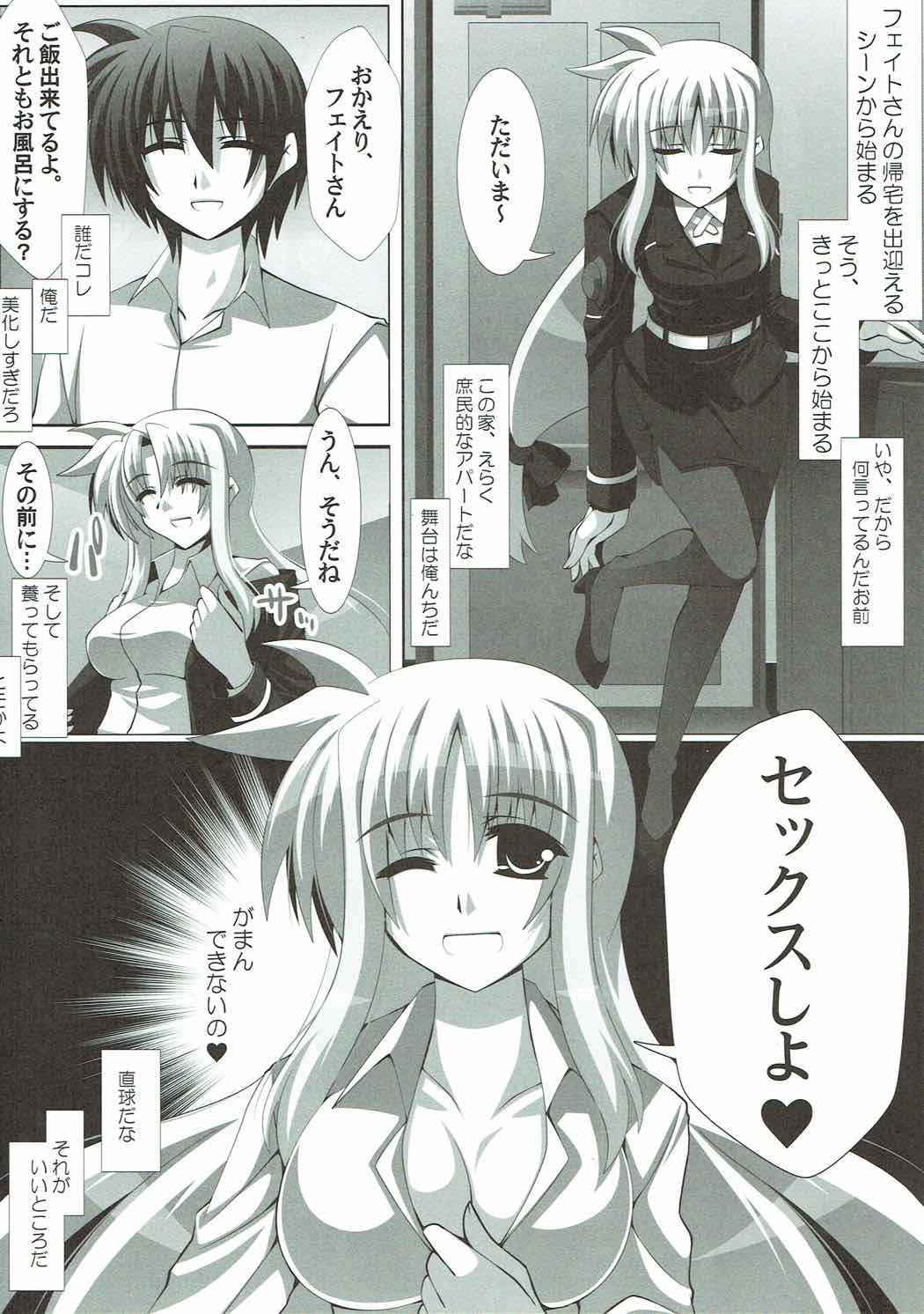 (C92) [Aquarius Gate (Engo)] Inran Fate-san to Dousei Shite Mitai! (Mahou Shoujo Lyrical Nanoha)