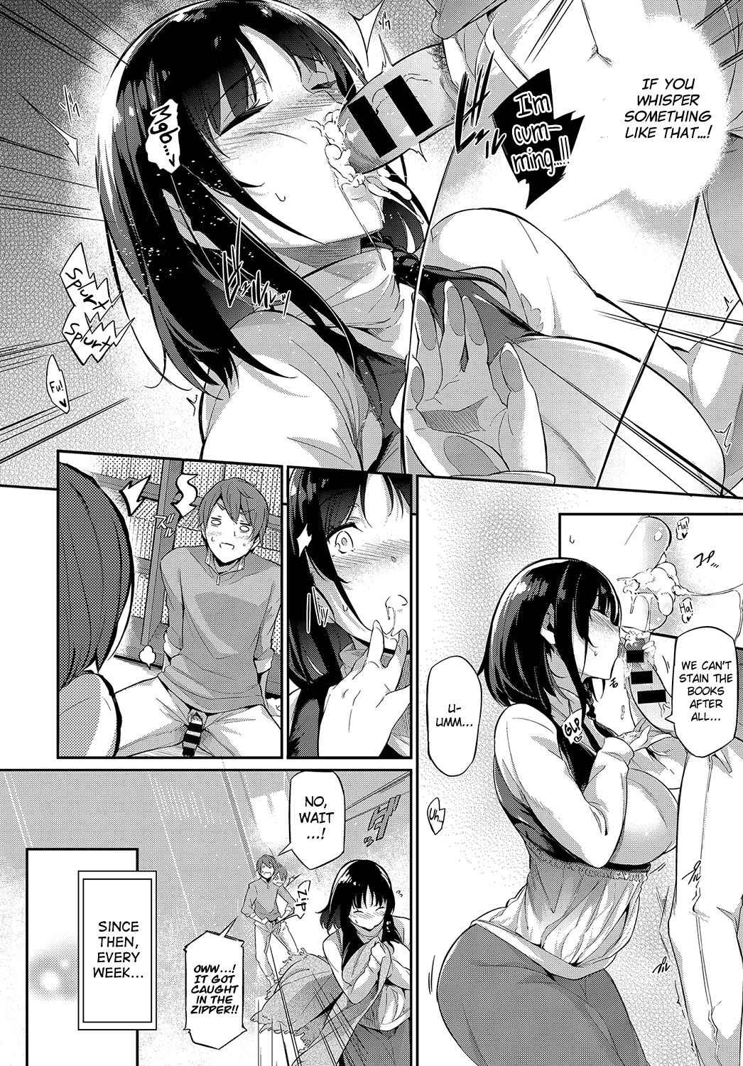 [Kuro no Miki] Between the Bookshelves (COMIC Anthurium 2017-07) [English] [biribiri] [Digital]