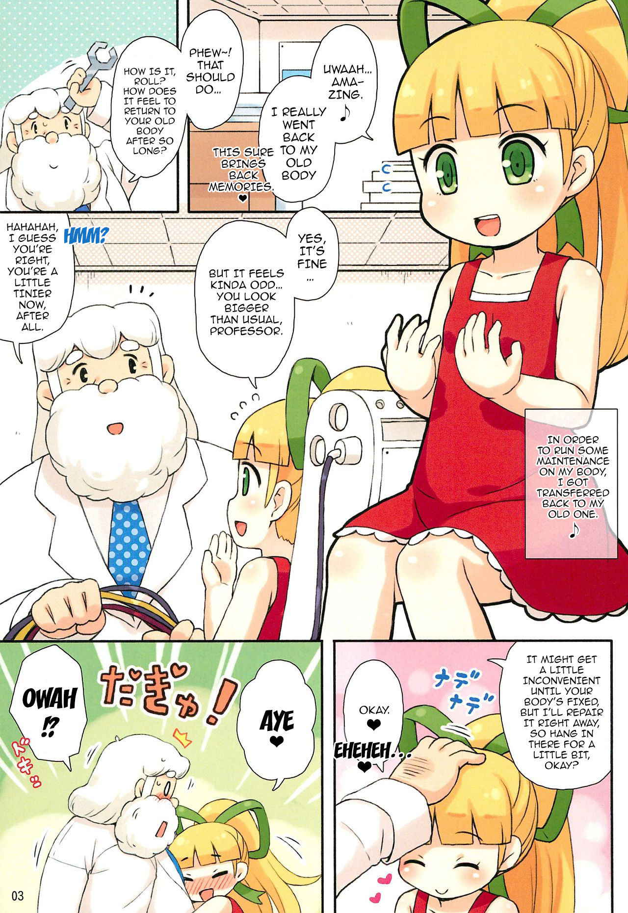 (Puniket 31) [Momomoya (Mizuno Mumomo)] Roll-chan to Hakase no Nichijou (Megaman) [English] [Bangorl+Mistersoftee]