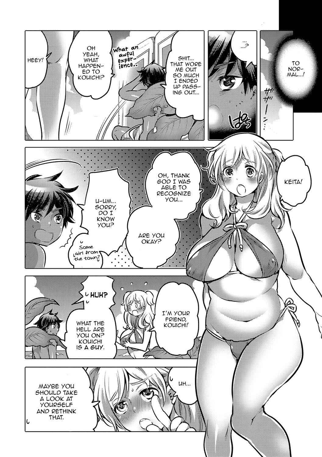 [Inochi Wazuka] Noroi no Mesuka Kaigan | The Cursed, Female Transformation Beach (Nyotaika! Monogatari 4) [English] [Zero Translations] [Digital]