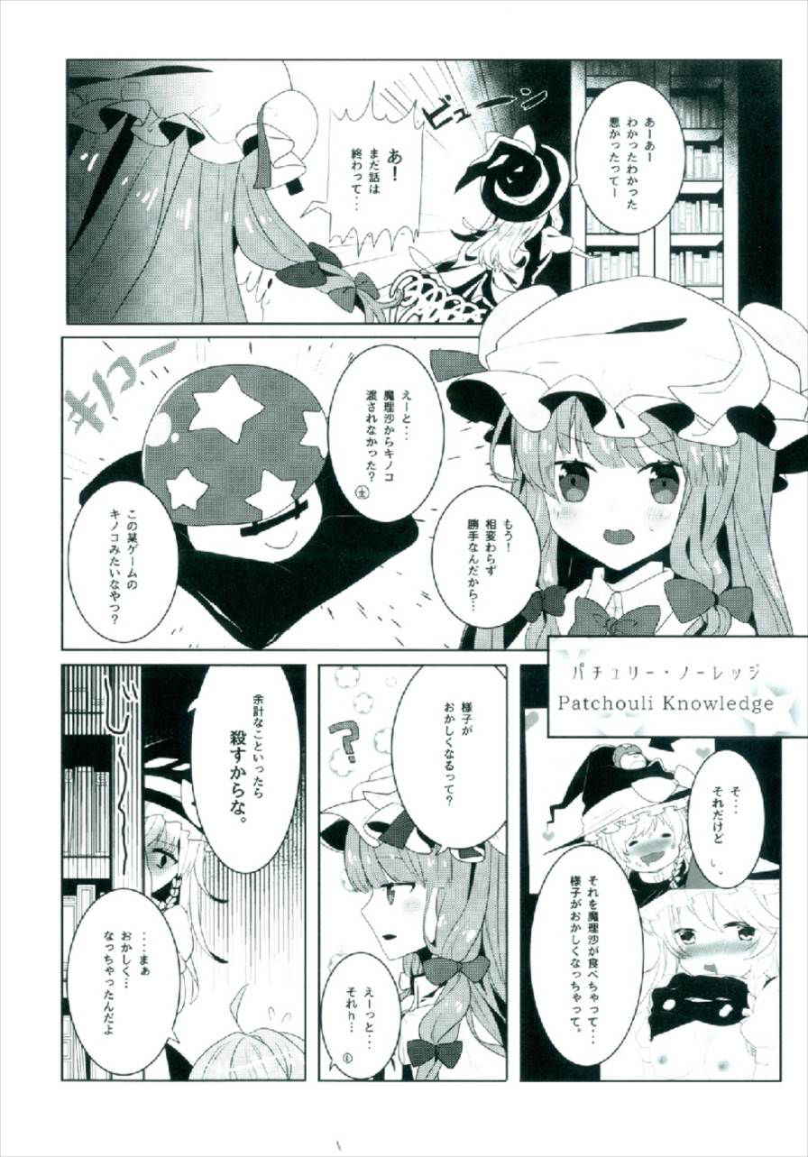 (Shuuki Reitaisai 4) [Dai ③ no Shippo (ATM)] Ecchi na Gensoukyou ~Patchouli to Ecchi na Mahou Hen~ (Touhou Project)