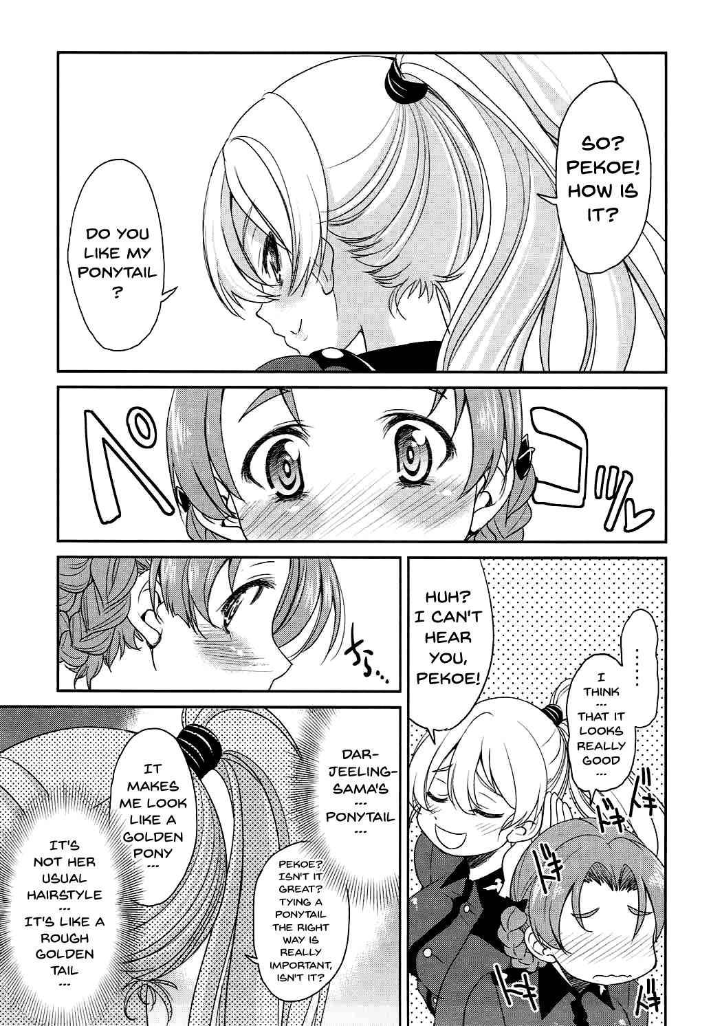 (SC2017 Autumn) [Ponyfarm (Inoue Yoshihisa)] Darjeeling-sama no Ponytail (Girls und Panzer) [English] {doujins.com}