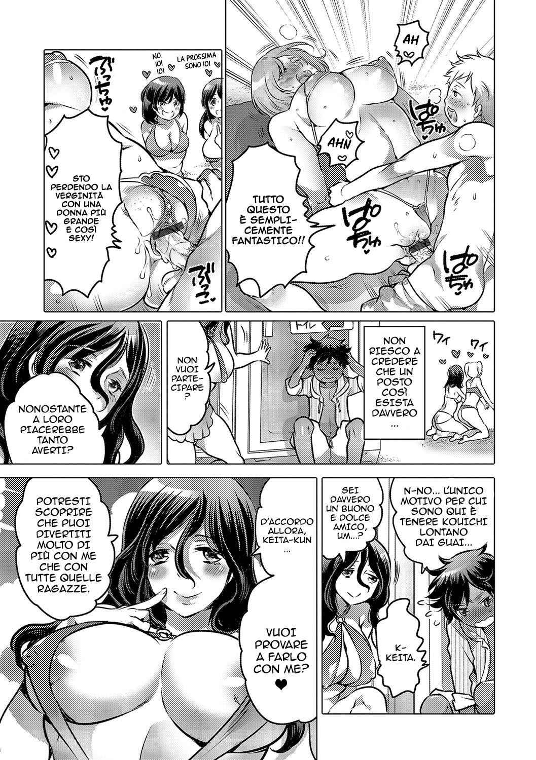 [Inochi Wazuka] Noroi no Mesuka Kaigan | The Cursed, Female Transformation Beach (Nyotaika! Monogatari 4) [Italian] {hentai-archive.net} [Digital]