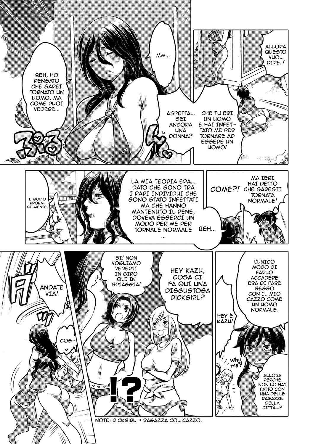 [Inochi Wazuka] Noroi no Mesuka Kaigan | The Cursed, Female Transformation Beach (Nyotaika! Monogatari 4) [Italian] {hentai-archive.net} [Digital]