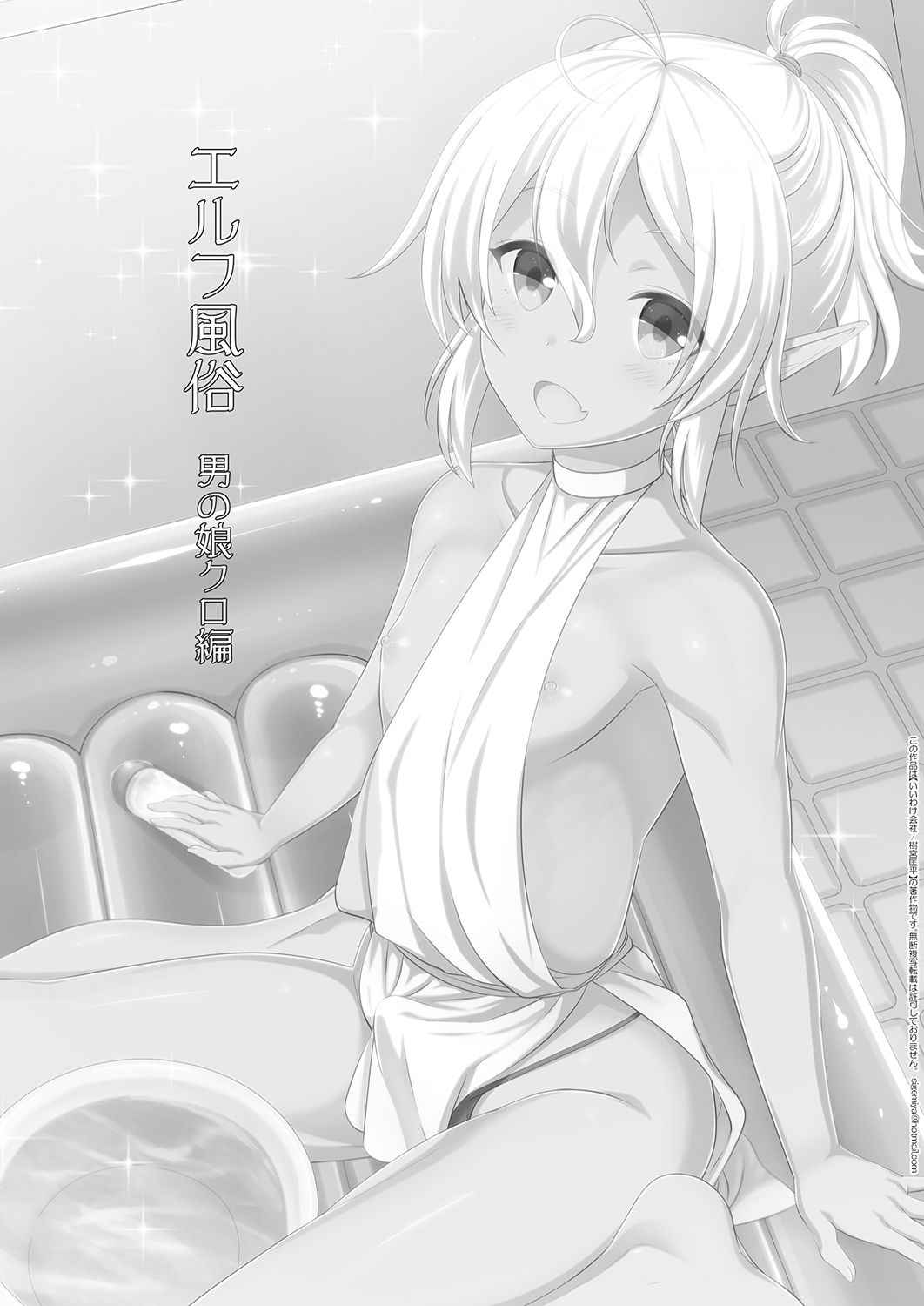 [iiwakeshakai (Shigemiya Kyouhei)] Elf Fuuzoku Otokonoko Kuro Hen [Digital]