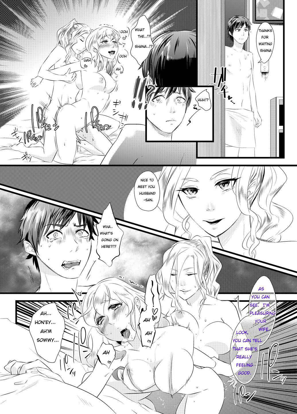 [Chijoku An] Immoral Yuri Heaven ~The Husband is made female and trained while his wife is bed by a woman~ [English]