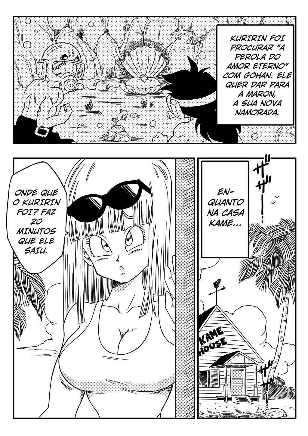 [Yamamoto] BITCH GIRLFRIEND (Dragon Ball Z) [Portuguese-BR] [Hentai Season]