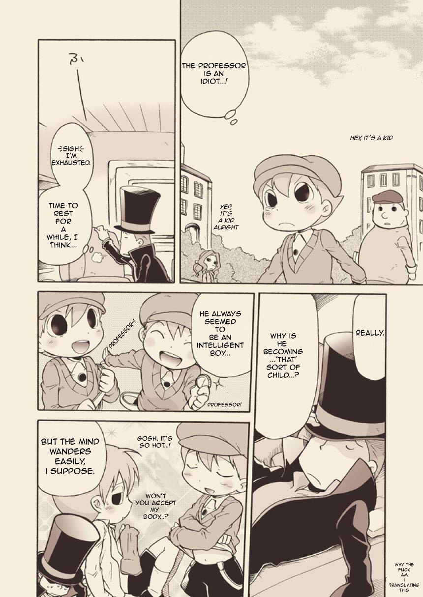 (C74) [M Kichibeya (Uchida Junta)] Luke to Meisou suru Otona (Professor Layton) full version [English]