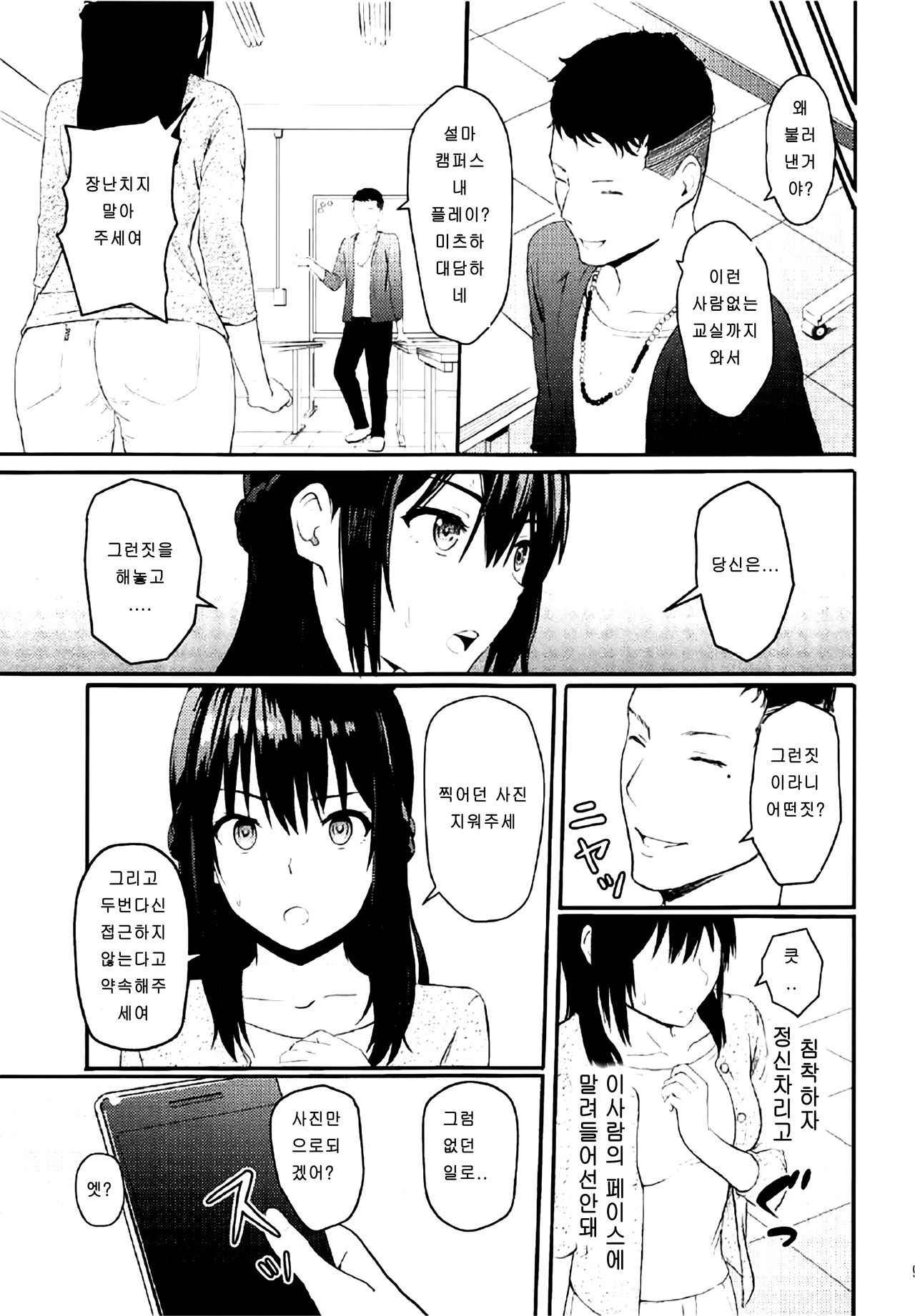 (COMIC1☆11) [Syukurin] Mitsuha ~Netorare 2~ (Kimi no Na wa) [Korean]