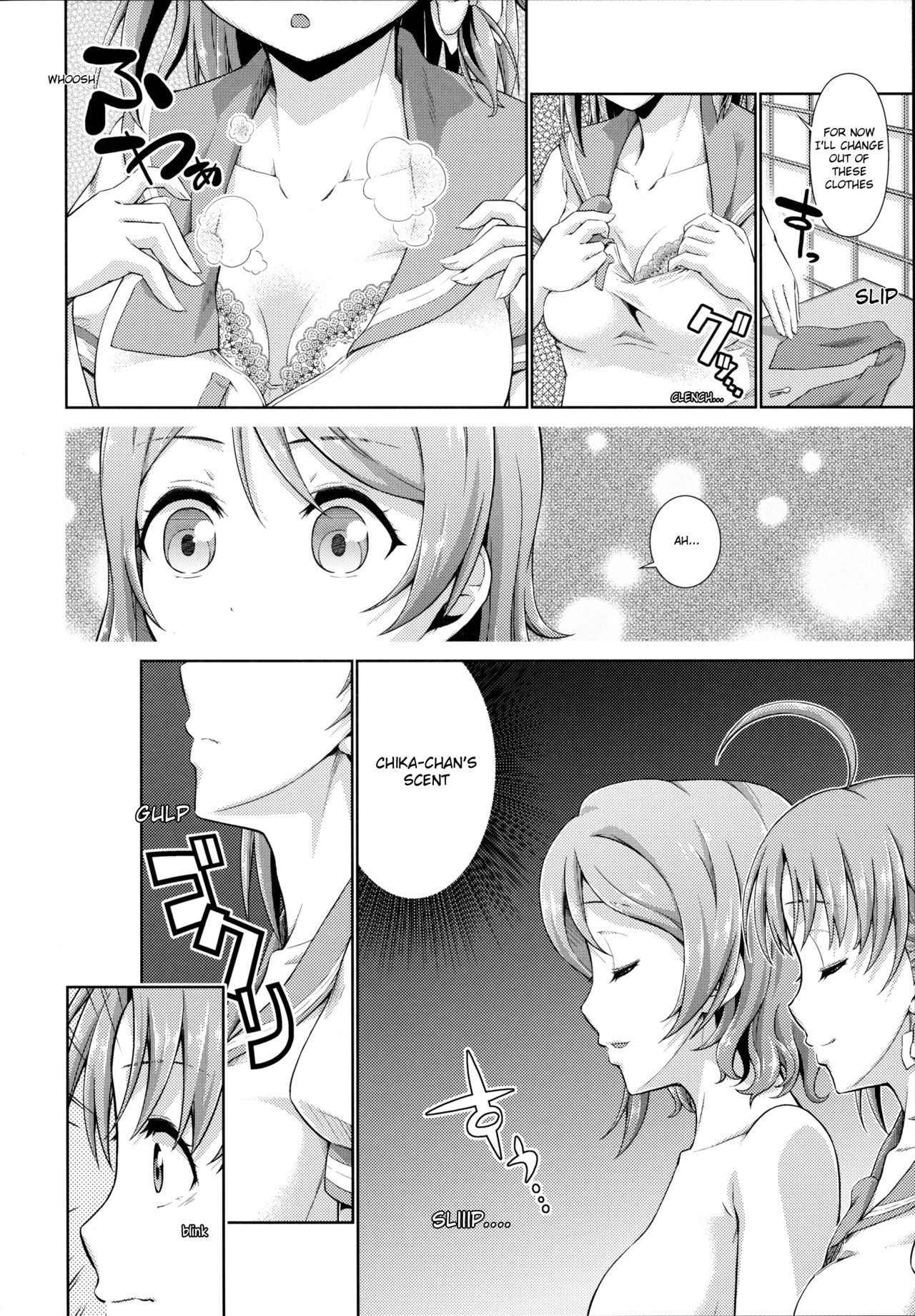 (C91) [Doku Tonkotsu Niku Dorei (Tanohito)] Chika-chan no Karada de Onanie o Shite Miyousoro (Love Live! Sunshine!!) [English] [Sensualaoi]