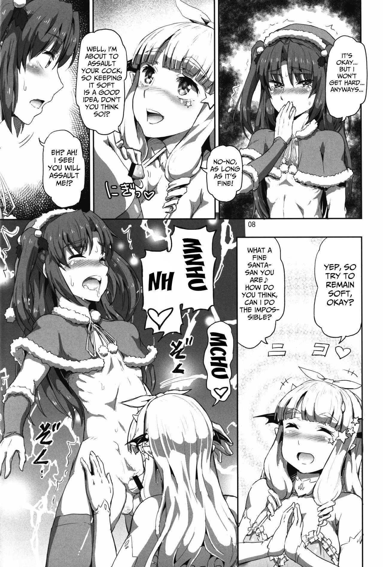 (C90) [.7 (DAWY)] Onee-sama na Succubus to Josou Santa-chan｜Mature Succubus and Young Santa-chan [English]