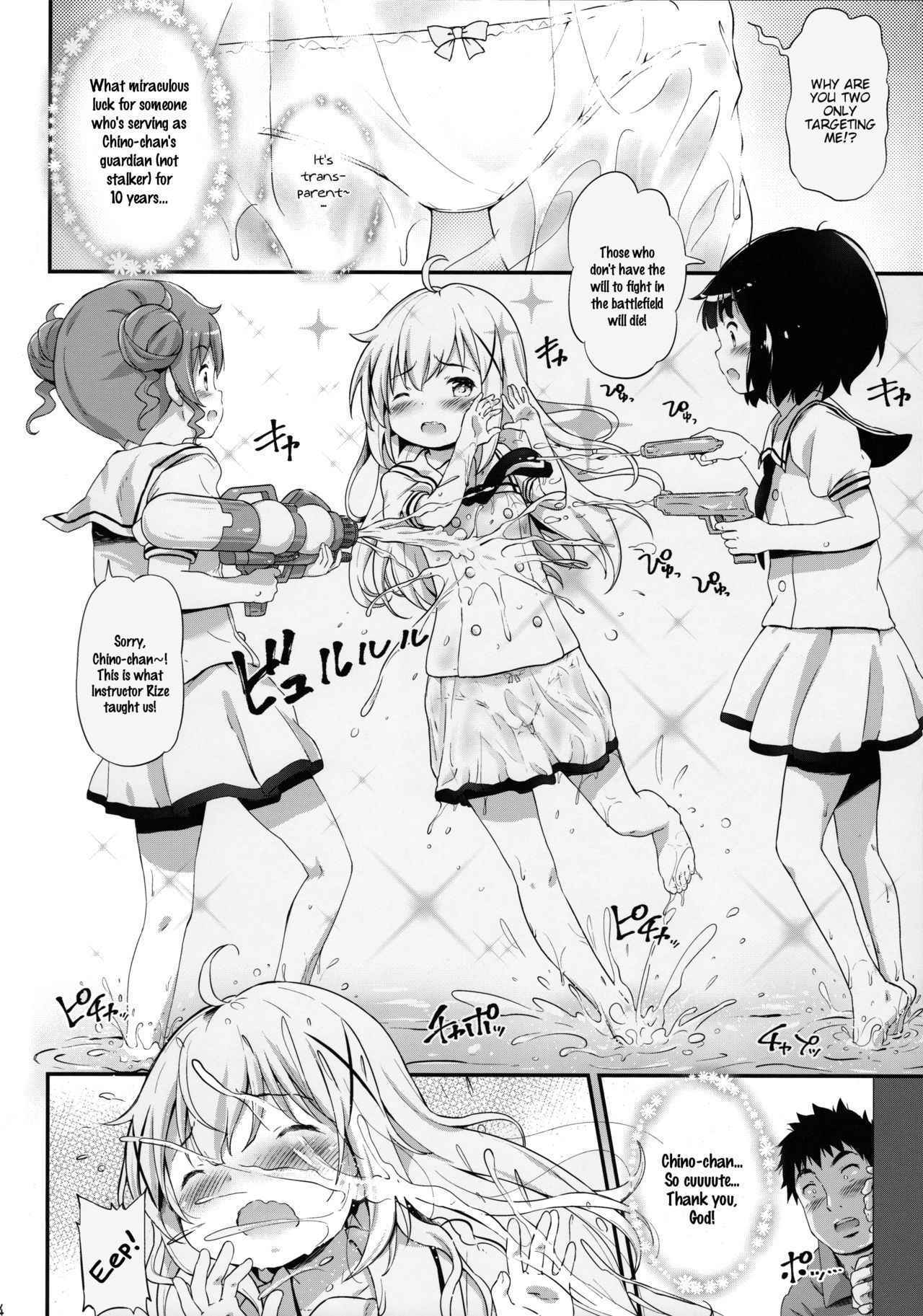 (C92) [Argyle check, Wanton Land Kumiai (Komamemaru)] Toro Musume 13 Chino-chan Hajimemashita!! (Gochuumon wa Usagi desu ka?) [English] [BlindEye]