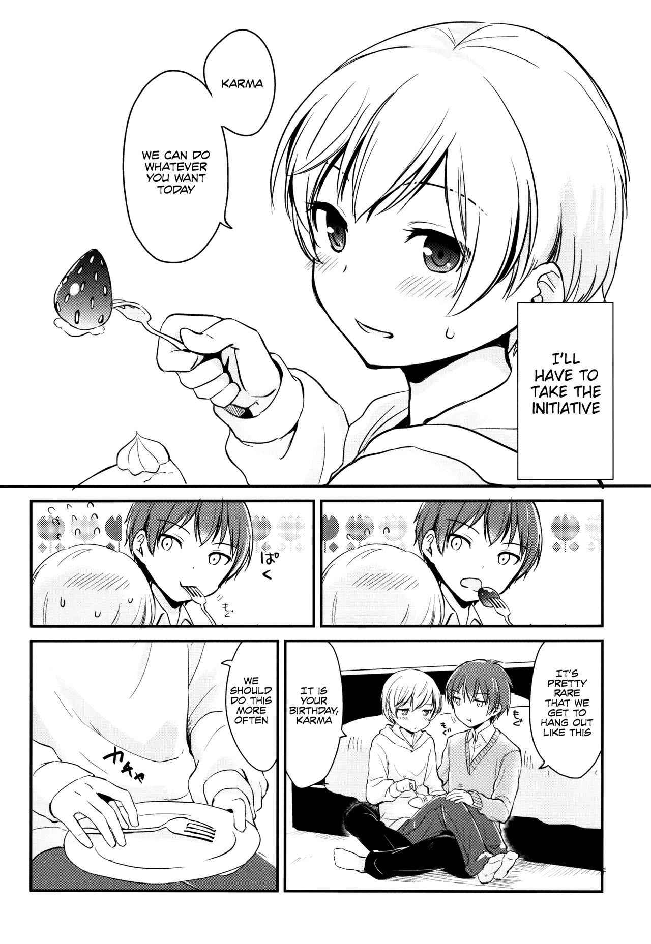 [Sanshoku Dango (Riko)] Happy Merry Christmas Birthday (Ansatsu Kyoushitsu) [English] {Shotachan}